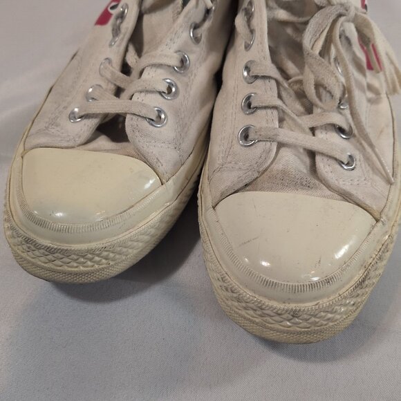 Converse Comme des Garcons Play x Chuck 70 Milk White Heart 150207C Mens 10 W 12 - Picture 11 of 16